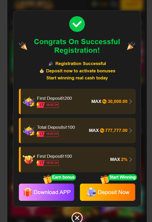 92PK Bet Game Welcome Bonus